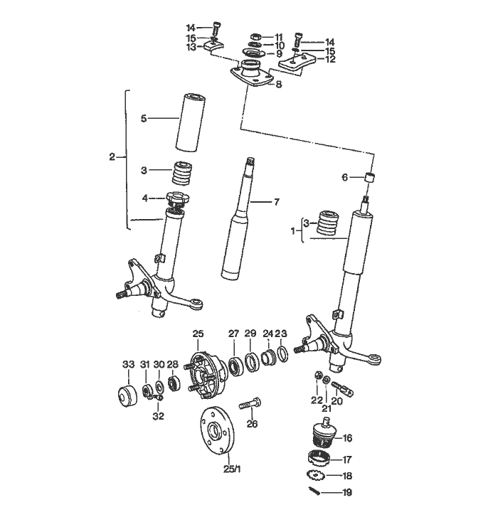 911 341 044 02 shock absorber strut outer part -boge for /R 1